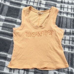 White Crow Apricot 'Howdy' Tank Top Boot Barn